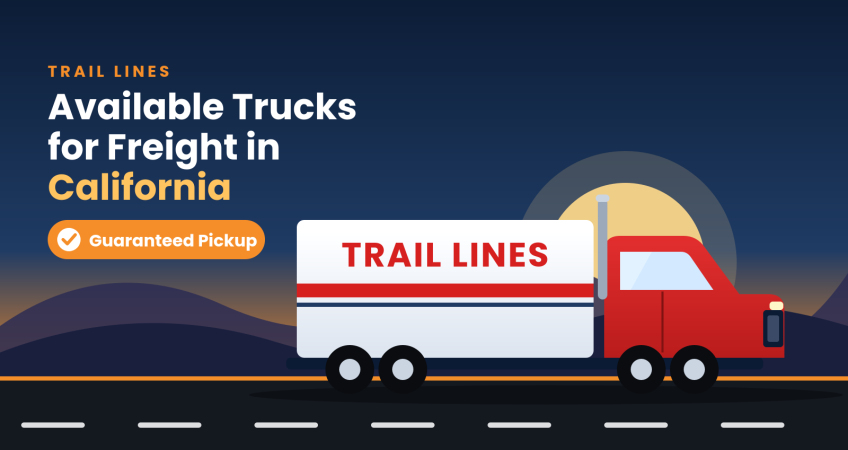 Available Trucks for Freight in California